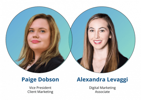 Paige Dobson and Alexandra Levaggi of BlackRock